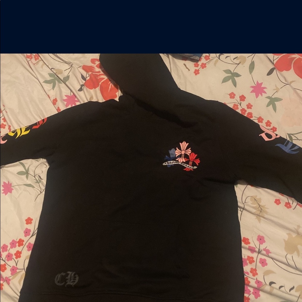 Chrome hearts mutilcolor cross hoodie